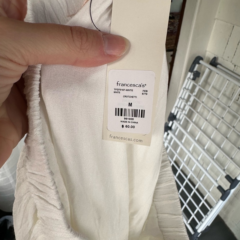 NWT white maxi skirt size M - Picture 4 of 4